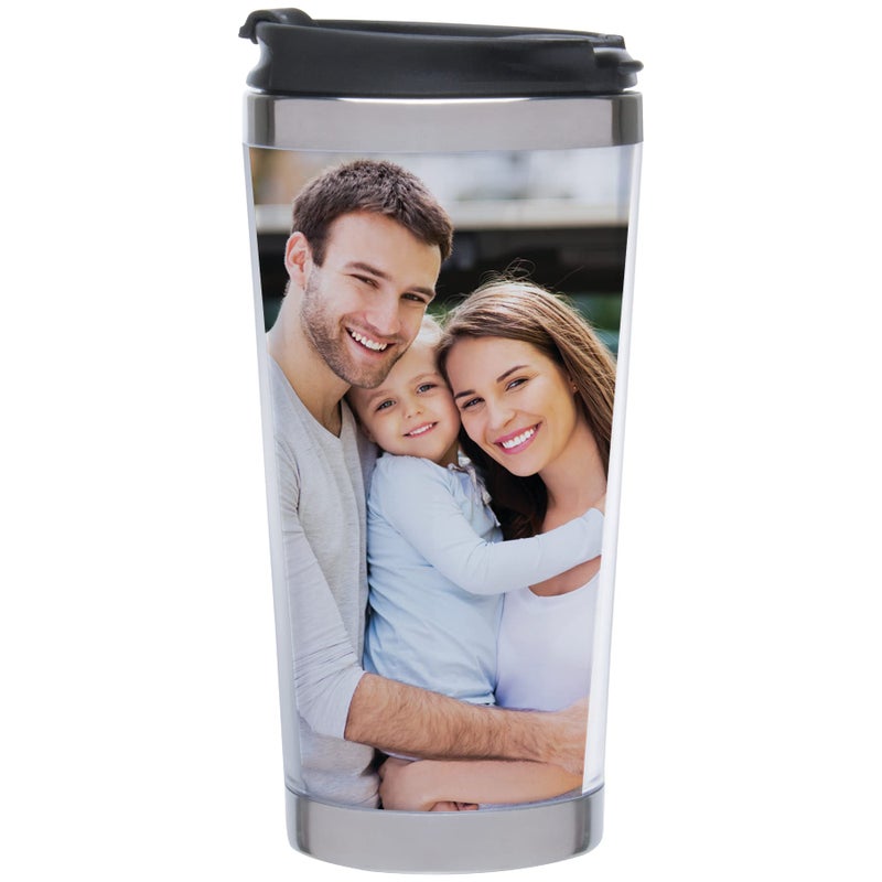 Thermo-Temp Photo Stainless Steel Travel Tumbler - Create Your Own - Image 5